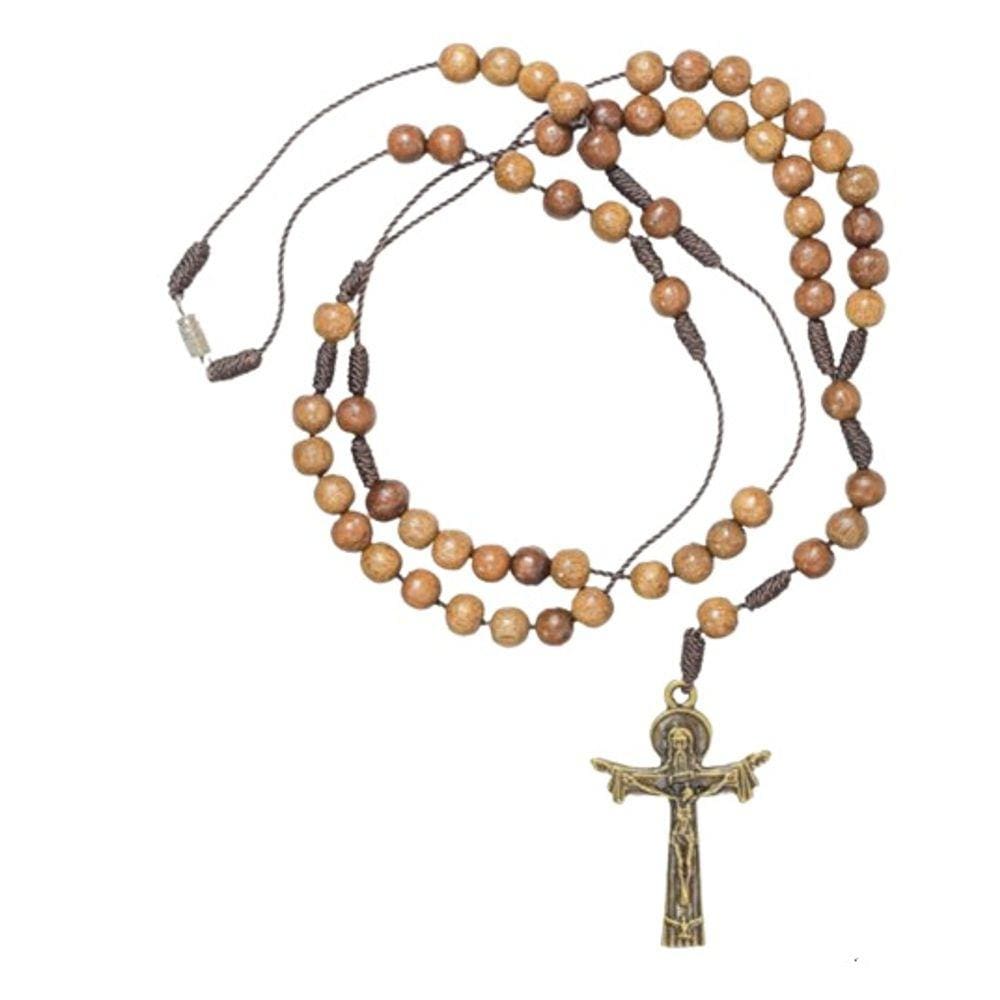 Terço de Pescoço em Madeira Imbuia 6mm