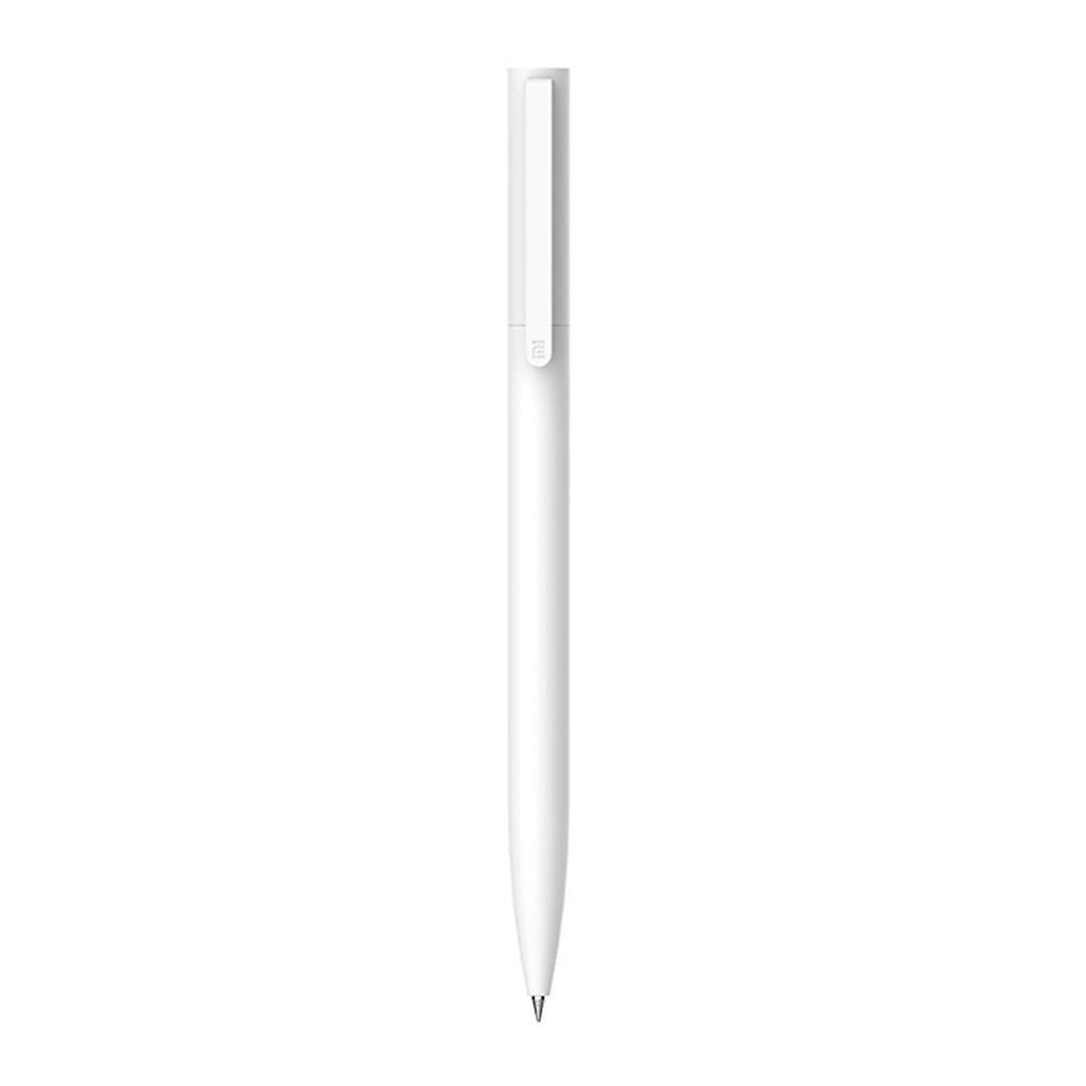 Caneta de gel MiKuni 0,5 mm, tinta preta, 10 unidades, branca