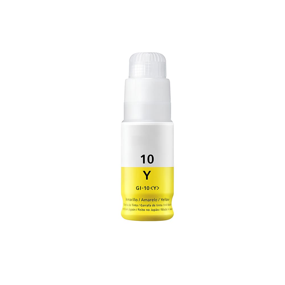 Refil de Tinta para Canon GM2010 GI-10 Yellow Compatível