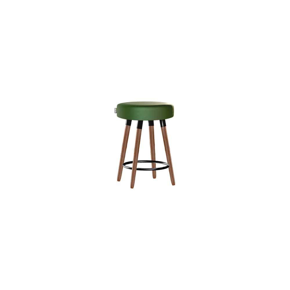 Banco Moderno Pé Palito Roma Slim Verde Casco 50cm