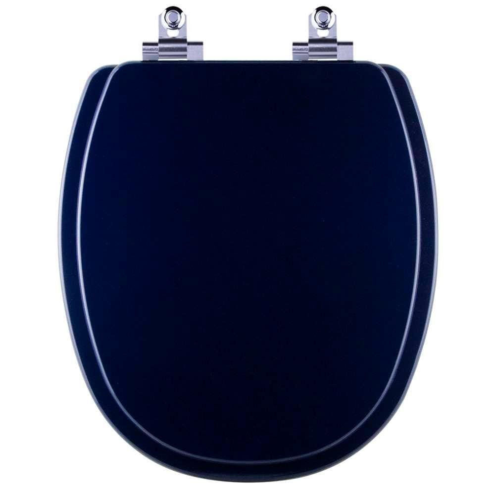 Assento Sanitário Laqueado Soft Close Ascot Cobalto (Azul Escuro) para vaso Ideal Standard