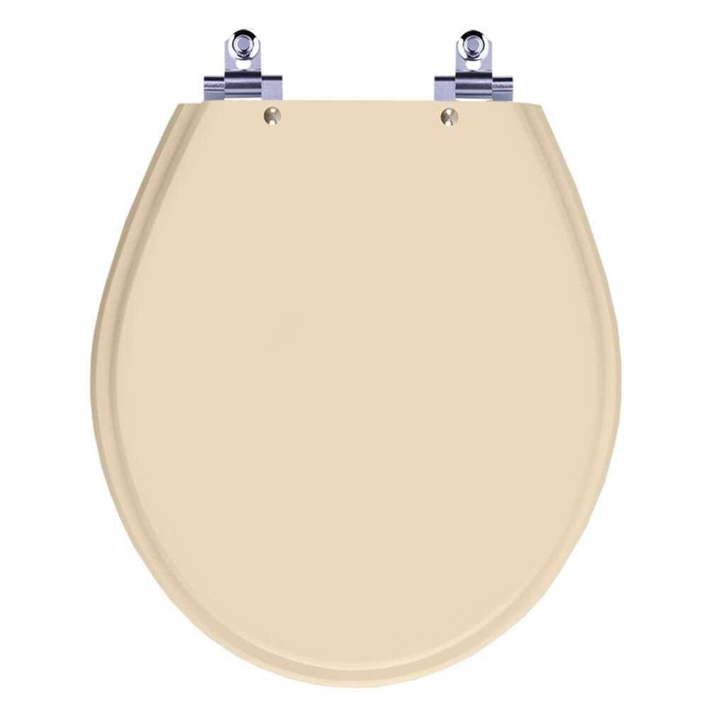 Assento Sanitário Laqueado Soft Close Carina Visone para vaso Ideal Standard