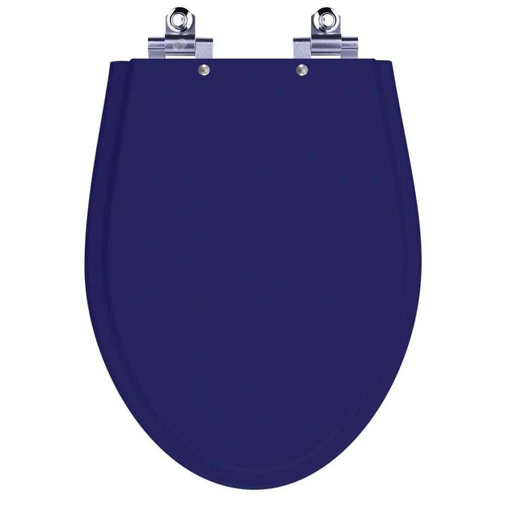 Assento Sanitário Laqueado Soft Close Victoria Cobalto (Azul Escuro) para vaso Ideal Standard