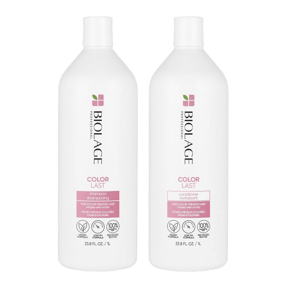 Conjunto de shampoo e condicionador Biolage Color Last para tratamento de cores