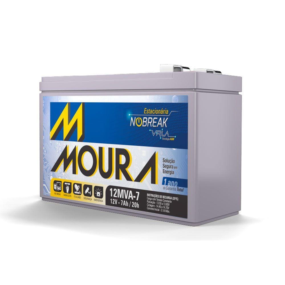 Bateria Estacionária para Nobreack Moura 12MVA-12