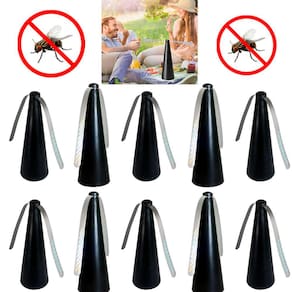 Ventilador Repelente Anti Inseto Kit 10 Uni Afasta Mosquito Mosca Pernilongo Acampamento Quintal Piquenique Casa Quarto Previne Doença
