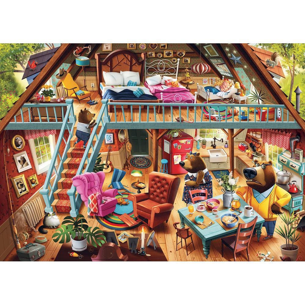 O quebra-cabeça Ravensburger Goldilocks é pego! 1000 unidades