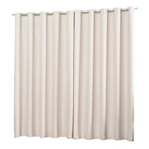 Cortina Blackout Em Tecido 3,00X2,30 Corta Luz Palha