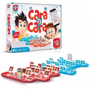 Brinquedo CARA A CARA Jogo de Tabuleiro Infantil com Aplicativo