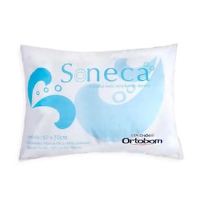 Travesseiro Ortobom Soneca Fibra Siliconizada 50x23