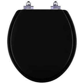 Assento Sanitário Laqueado Soft Close Saveiro Preto Para Vaso Celite