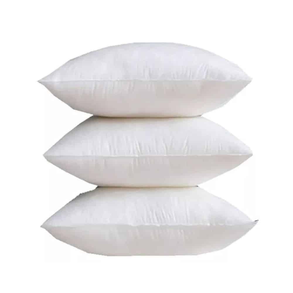 Kit 3 Refil Enchimento 60X60 Para Capa Almofada 55Cm Macio