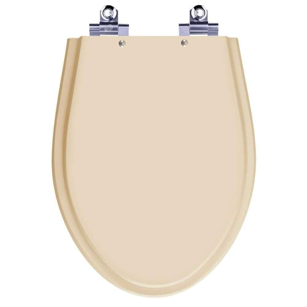 Assento Sanitário Laqueado Soft Close Absolute Visone Para Vaso Ideal Standard