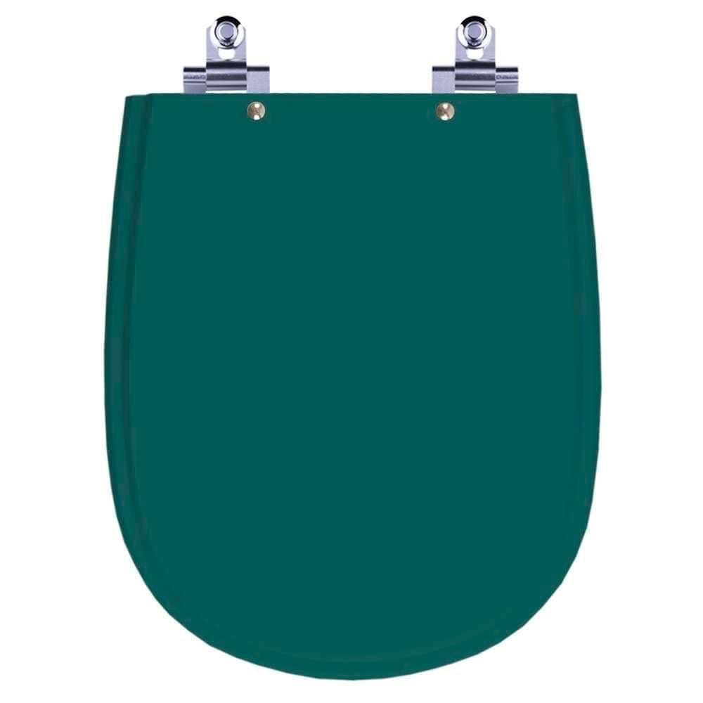 Assento Sanitário Laqueado Soft Close Paris Verde Amazonia (verde Escuro) Para Vaso Ideal Standard