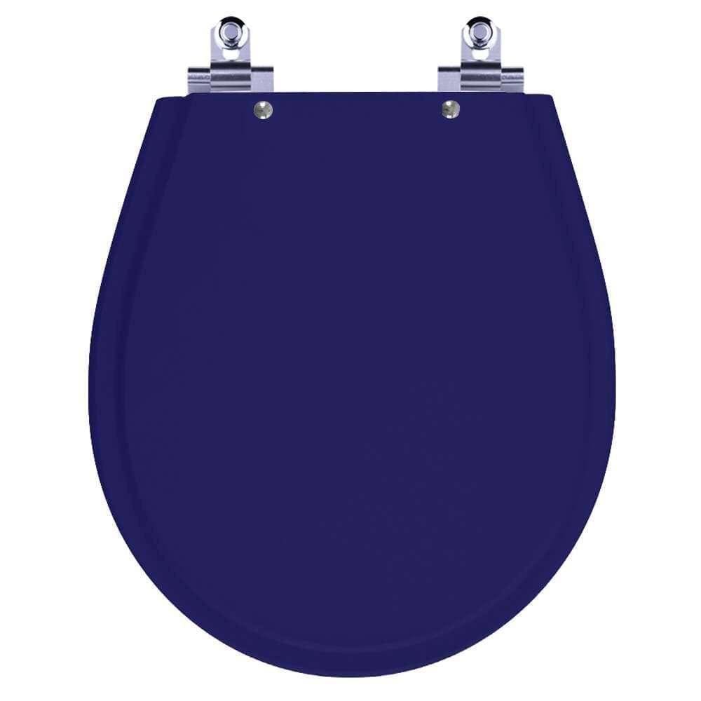 Assento Sanitário Laqueado Soft Close Avalon Cobalto (azul Escuro) Para Vaso Ideal Standard