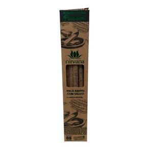 Incenso Nirvana Palo Santo Com Sálvia Premium Cx 5 Varetas