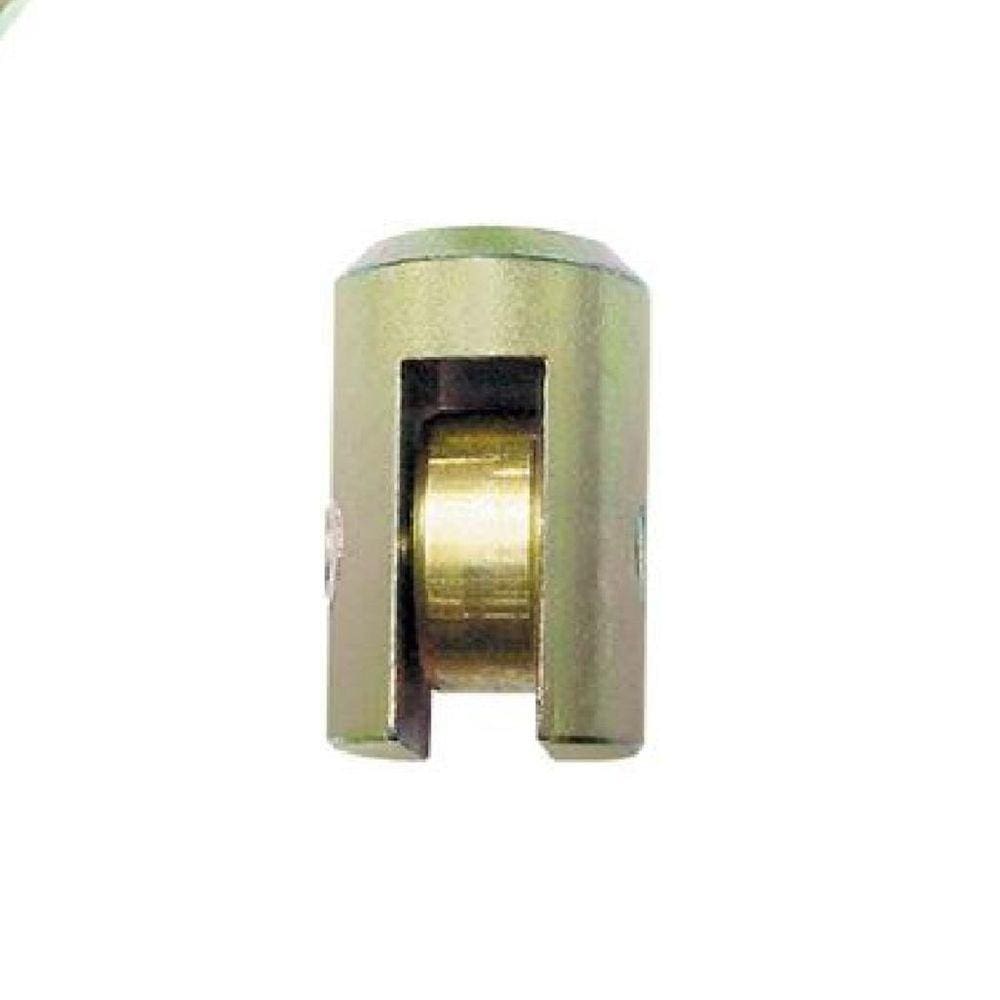 Rodizio Para Janela Bala 6Mm Com Rolamento Latao