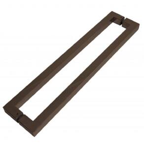 Puxador Duplo Goal 30X30 Inox Corten 800Mm Geris