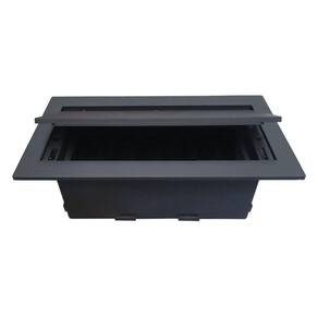 Caixa De Tomada Para Mesa Sem Bloco Abs Preto