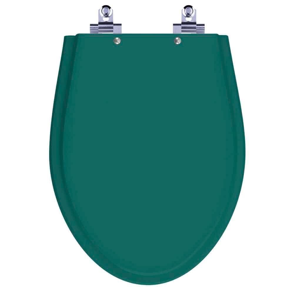 Assento Sanitário Laqueado Soft Close Victoria Verde Amazonia (Verde Escuro) para vaso Ideal Standard