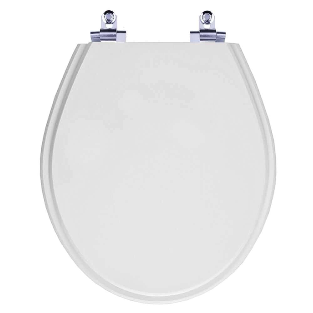 Assento Sanitário Laqueado Soft Close Carina Sterling Silver (Cinza Claro) para vaso Ideal Standard