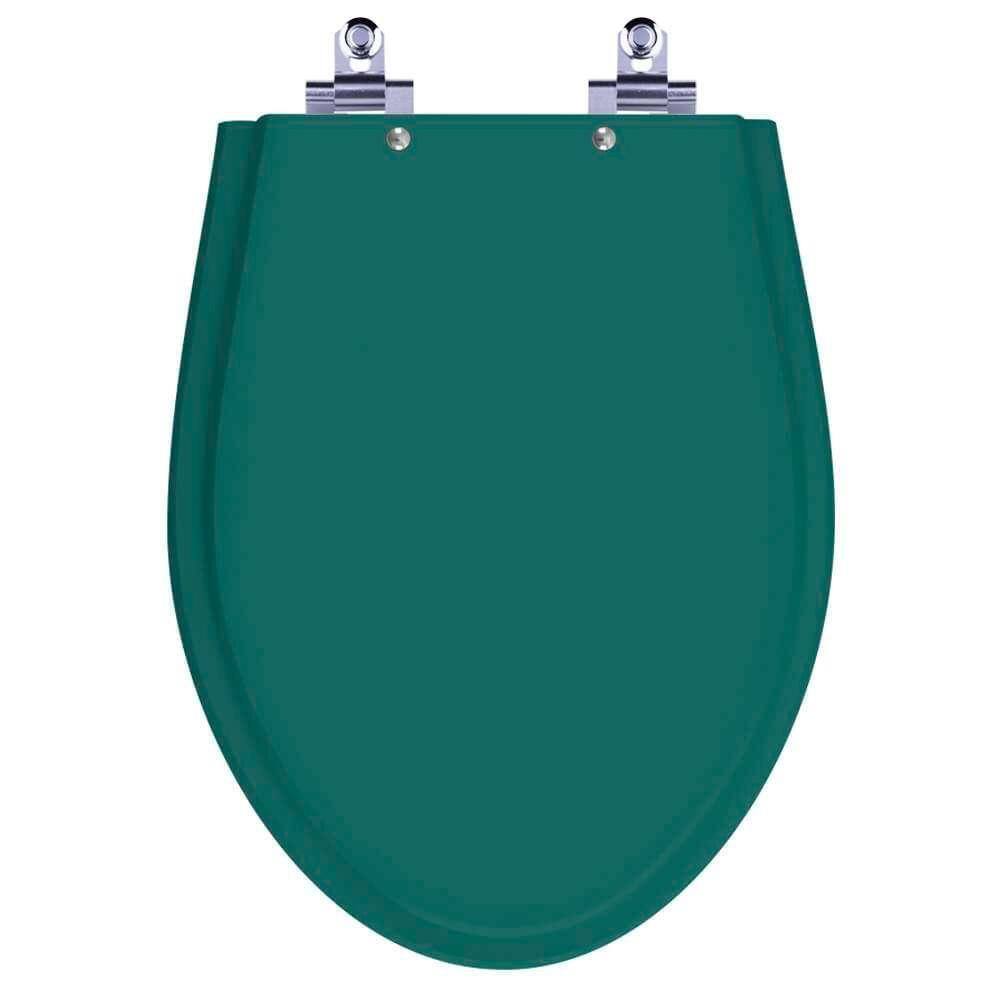 Assento Sanitário Laqueado Soft Close Victoria Verde Amazonia (Verde Escuro) para vaso Ideal Standard