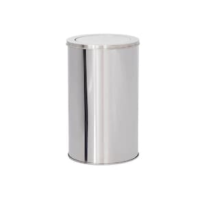 Lixeira De Aço Inox 24X40 20 Litros Basculante - Binnox
