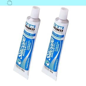 Kit 2 Silicone Aquário Maxx Transparente Atóxico 50G Tekbond
