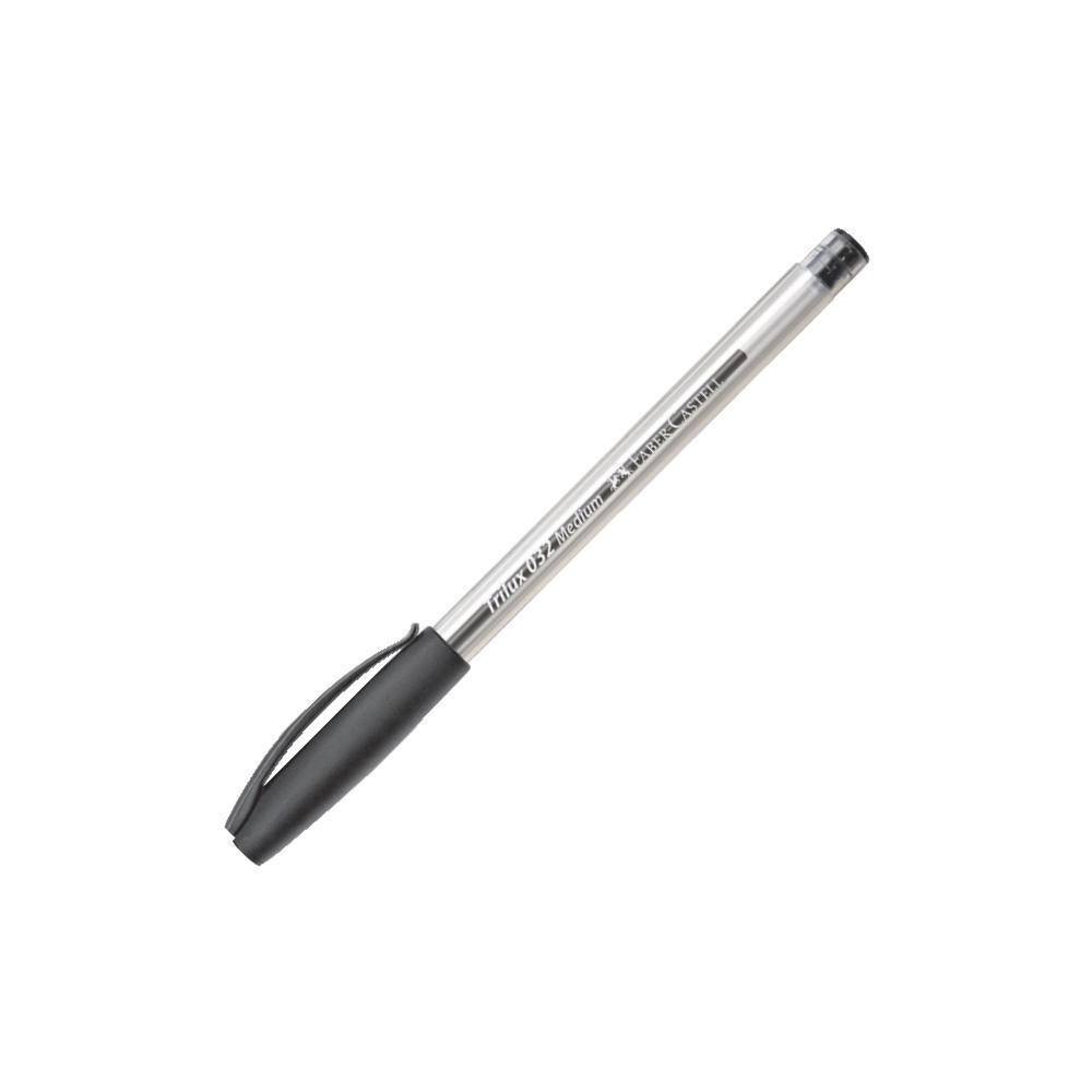 Caneta Esferográfica Preto 1.0Mm Trilux Faber Castell
