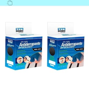 2 Fitas Antiderrapante Lixa Autoadesiva Preta 50X5M Piso