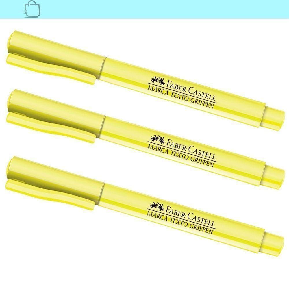 Faber Castell Grifpen Amarelo Kit Ideal Para Escrita