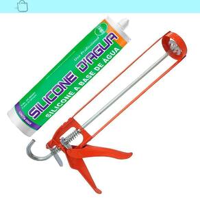 Silicone Bege 450G Selante Acrílico Base Dágua C/Aplicador