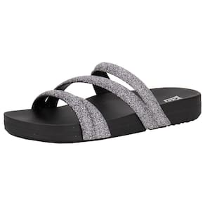 Sandália Feminina Flat Glitter Zaxy - 18956