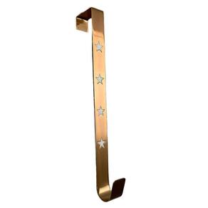 Suporte Guirlanda 30cm Estrela Vazada | Ouro