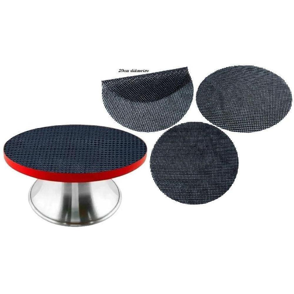 Kit Com 3 Telas Antiderrapantes Bailarina Giratória 29 Cm