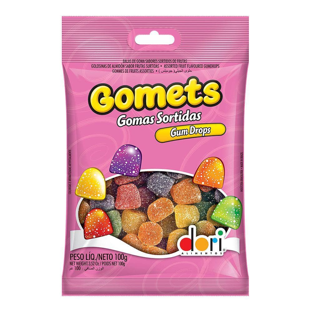 Balas Gomets Anel de Frutas Ácidas 100g