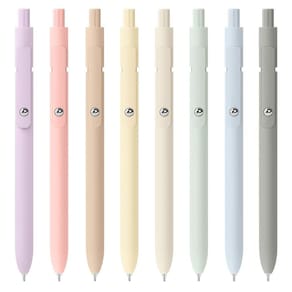 Canetas de gel Donyang de 0,5 mm de tinta preta de ponta fina, conjunto de 8