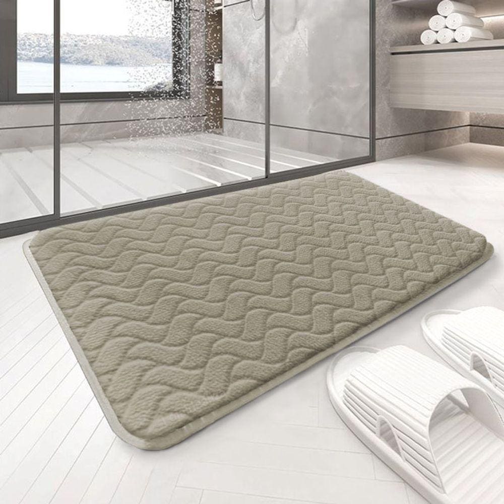 2 Tapete Banheiro Super Soft Macio Antiderrapante Orbg 40x60