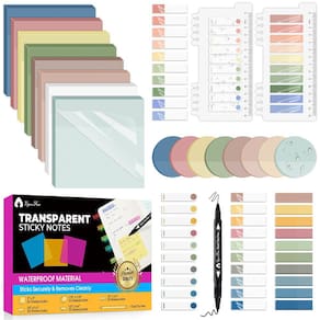 Sticky Notes VigorFun Transparent 2000 folhas com caneta