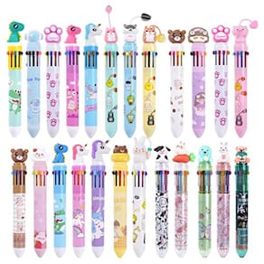 Canetas esferográficas Kolewo4ever 10 em 1 0,5 mm multicoloridas x24