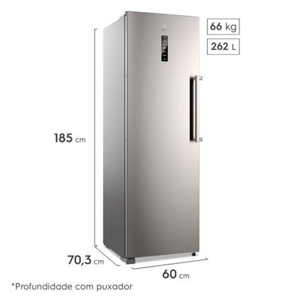 Freezer Vertical Electrolux Experience de 262 Litros | Casas Bahia
