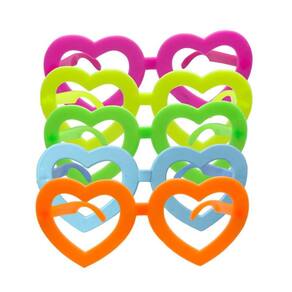 Kit 10 Oculos Neon Para Festa Brilha Na Luz Negra