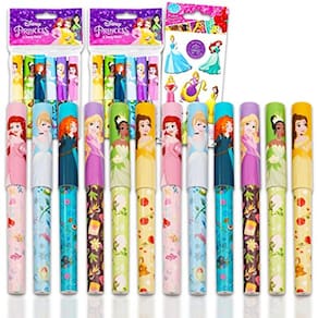 Canetas esferográficas Inkworks Disney Princess, pacote com 12 adesivos