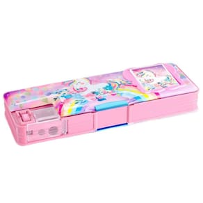 Caixa de lápis Henoyso Unicorn com calculadora e apontador