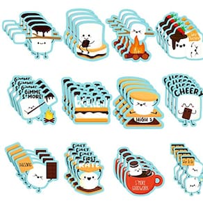 Conjunto de adesivos Jetec, 300 unidades, Scratch and Sniff, para crianças