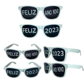 Kit 6 Óculos Comemoração Do Seu Feliz Ano Novo Ano 2023