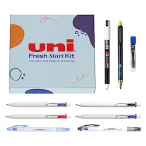 Kit de material escolar Uniball & Posca Fresh Start 2023