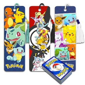 Conjunto de marcadores Bendon Pokémon 3 Pc com marcadores e cartões para crianças