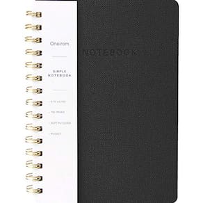 Caderno espiral Oneirom 15,5 x 20,8 cm College Ruled 160 páginas
