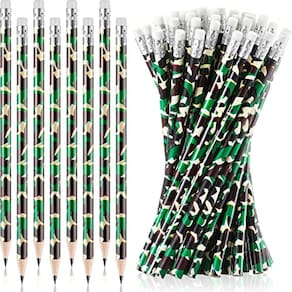 Lápis Chivao Camouflage Tactical, pacote com 50 para crianças